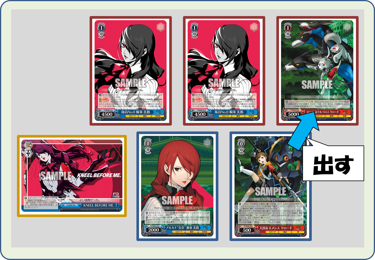 ビートダウン型ペルソナ3リロード門扉【構築雑記】|しむ ビートダウン型ペルソナ3リロード門扉【構築雑記】|しむ