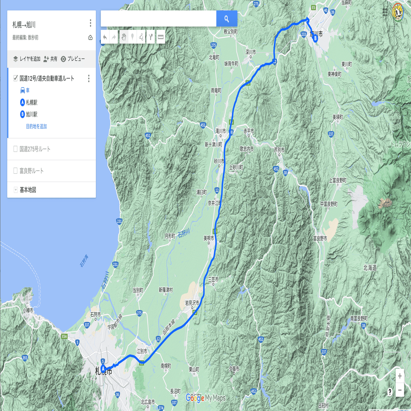 旭川への道 〜ドライブで道央を満喫しよう〜｜tadsan