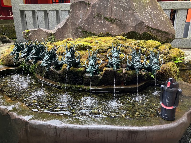 九頭龍神社の龍神水