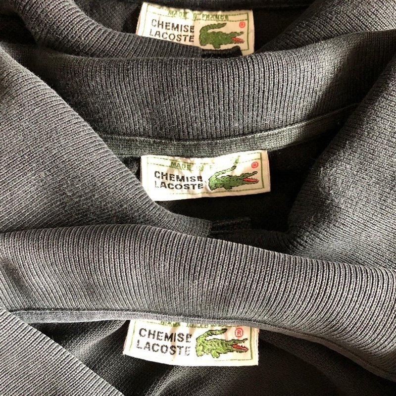 70's CHEMISE LACOSTE ラコステ フレラコ L1212 SIZE:7】70s CHEMISE LACOSTE Polo Shirts Made in France