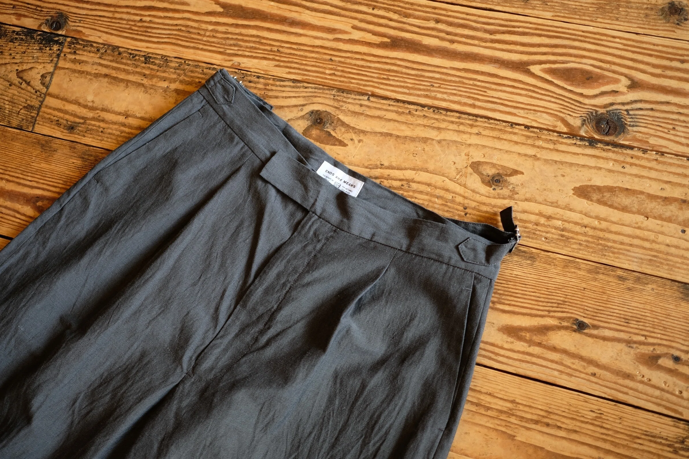 ENDS and MEANS ”Trad Easy Trousers”｜james_web maru