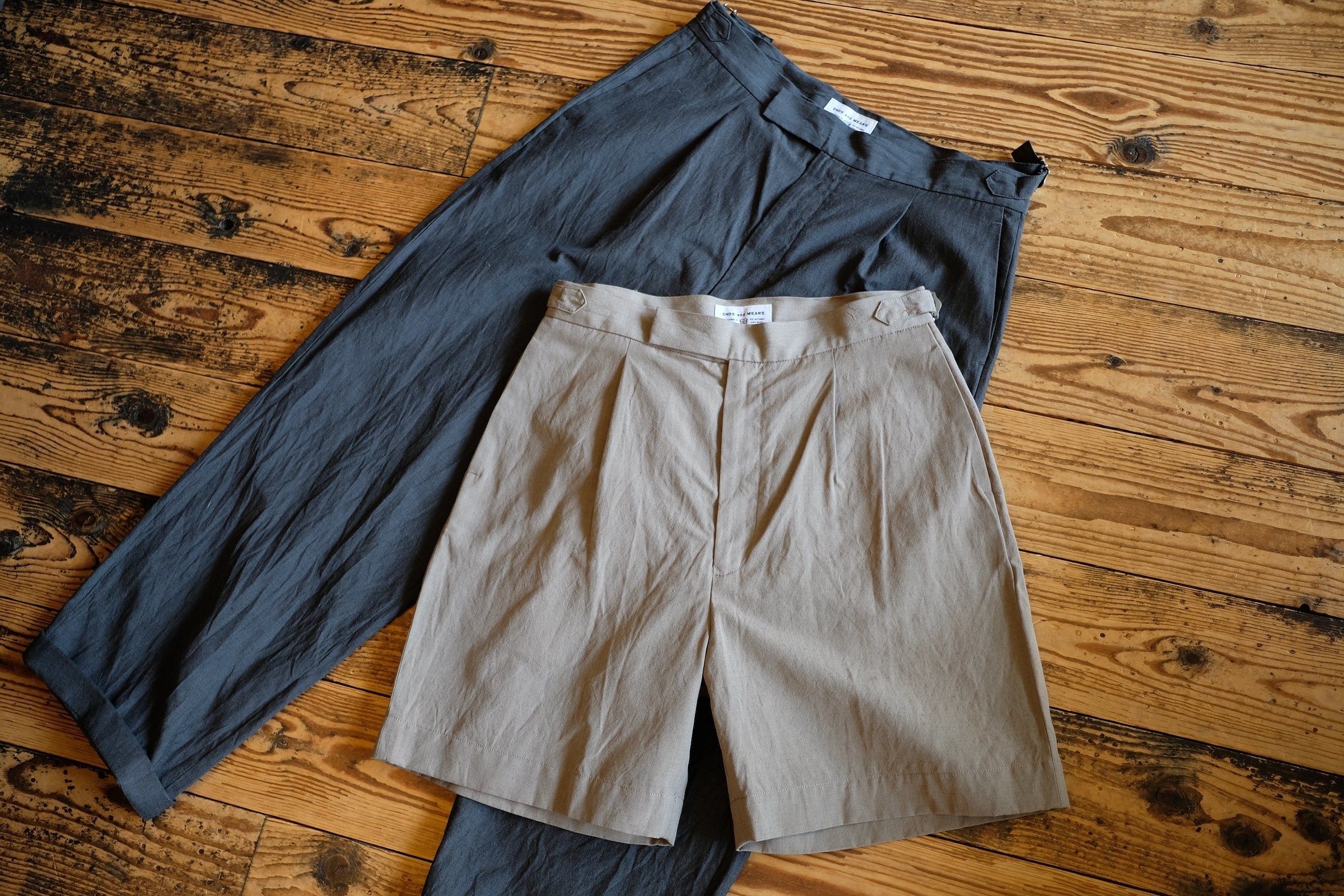 ENDS and MEANS ”Trad Easy Trousers”｜james_web maru