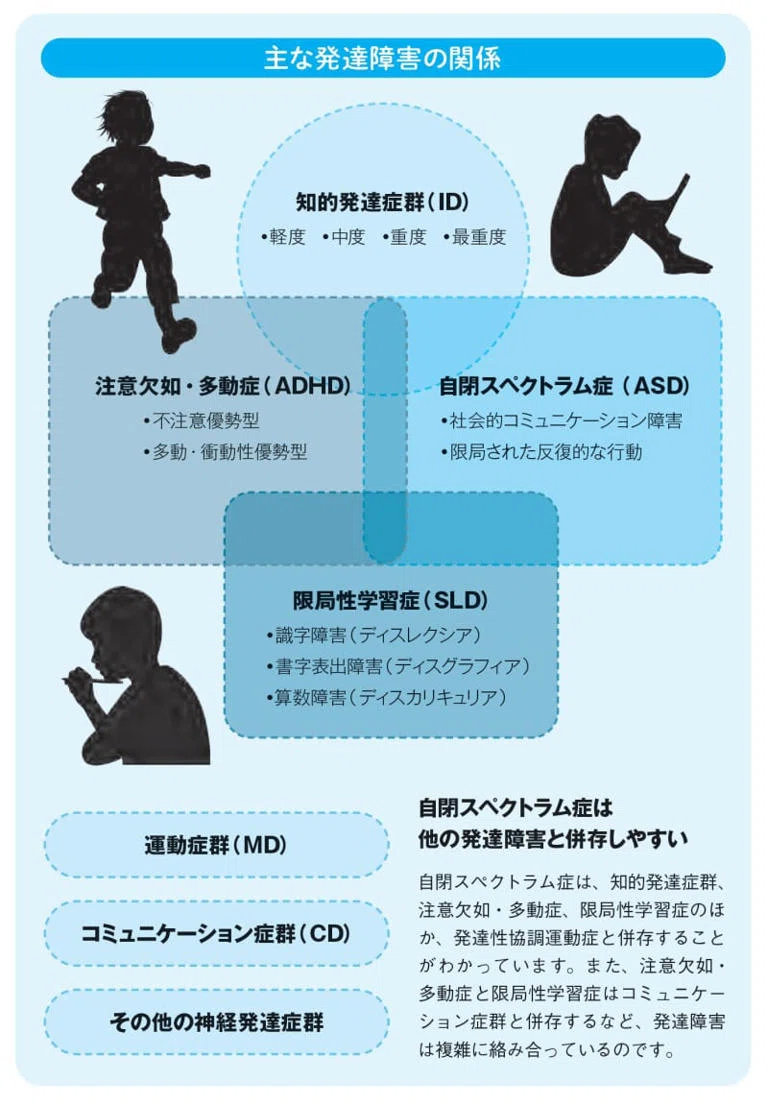 発達障害は複数の症状が併存することも多い。「二次障害」と言われる