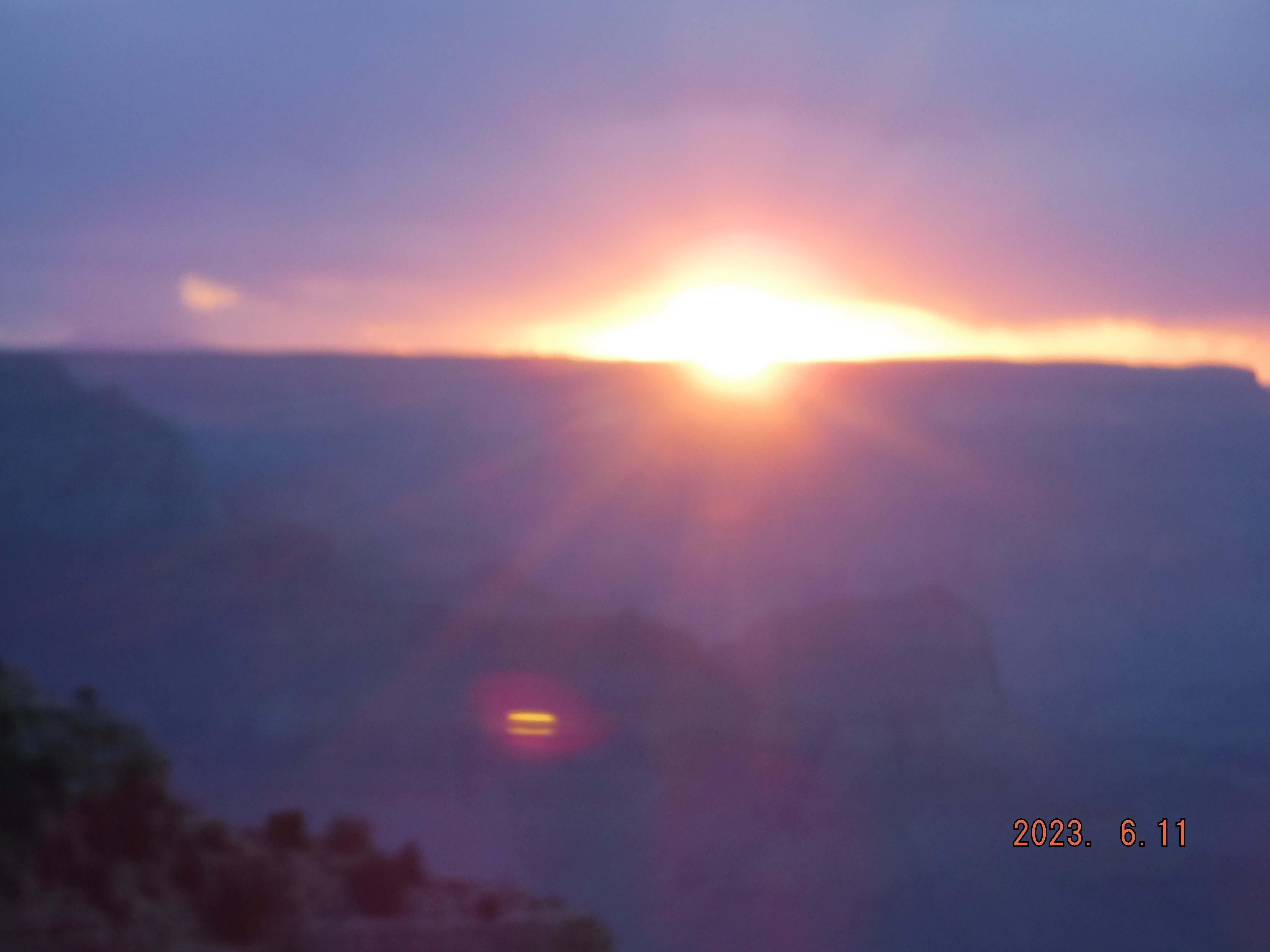 グランドキャニオン ピマポイントで夕日観賞｜toyotaboxy