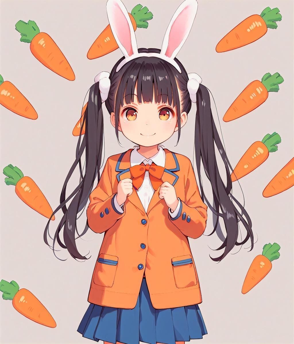 手描きイラスト オリジナル 悪魔の女の子 イラスト，