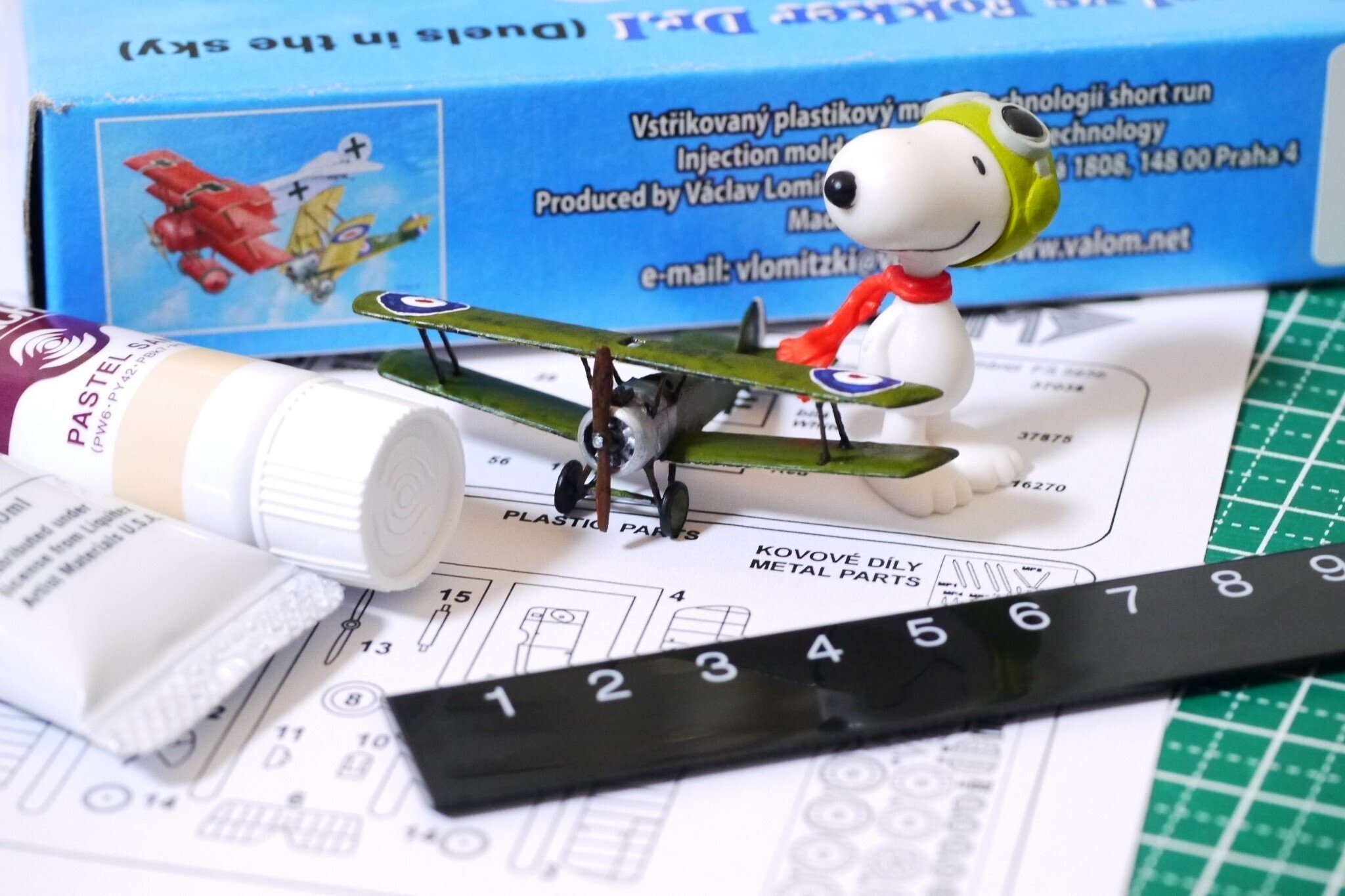 複葉機模型1/144 ソッピースキャメル完成｜sion