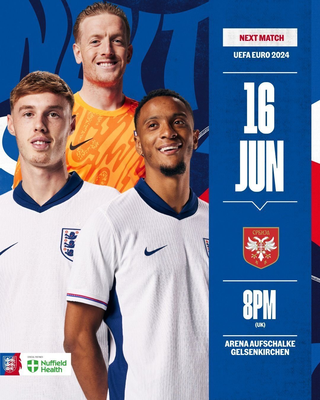 今夜EURO2024イングランド代表の初戦セルビア戦~さぁ行こうぜ
