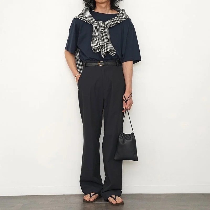 ラスト1点になりました！【cale】WATER TWIST LINEN SKIPPER B/D