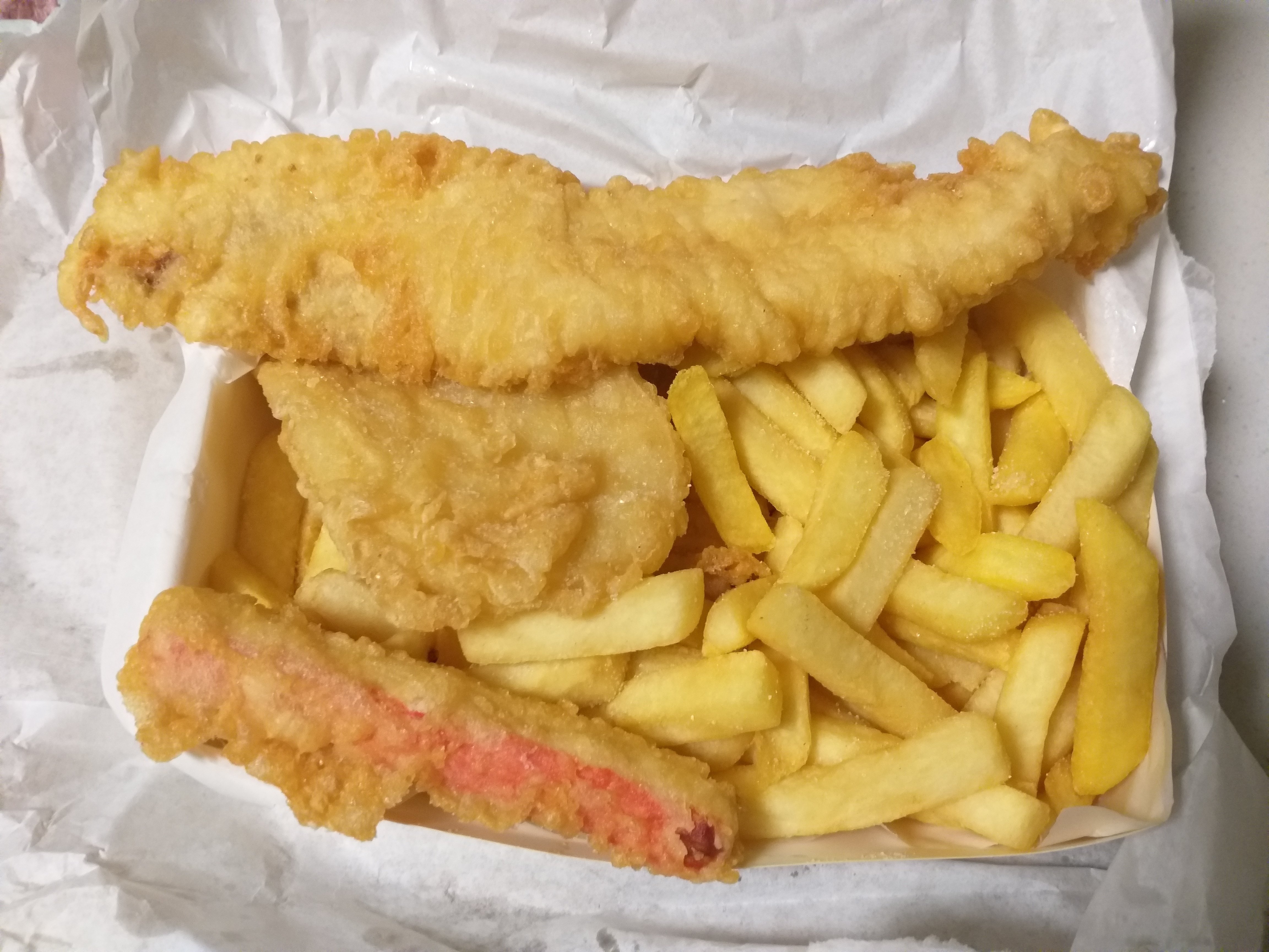 我が家の金曜ディナー 「フィッシュ＆チップス」 くらべてみた