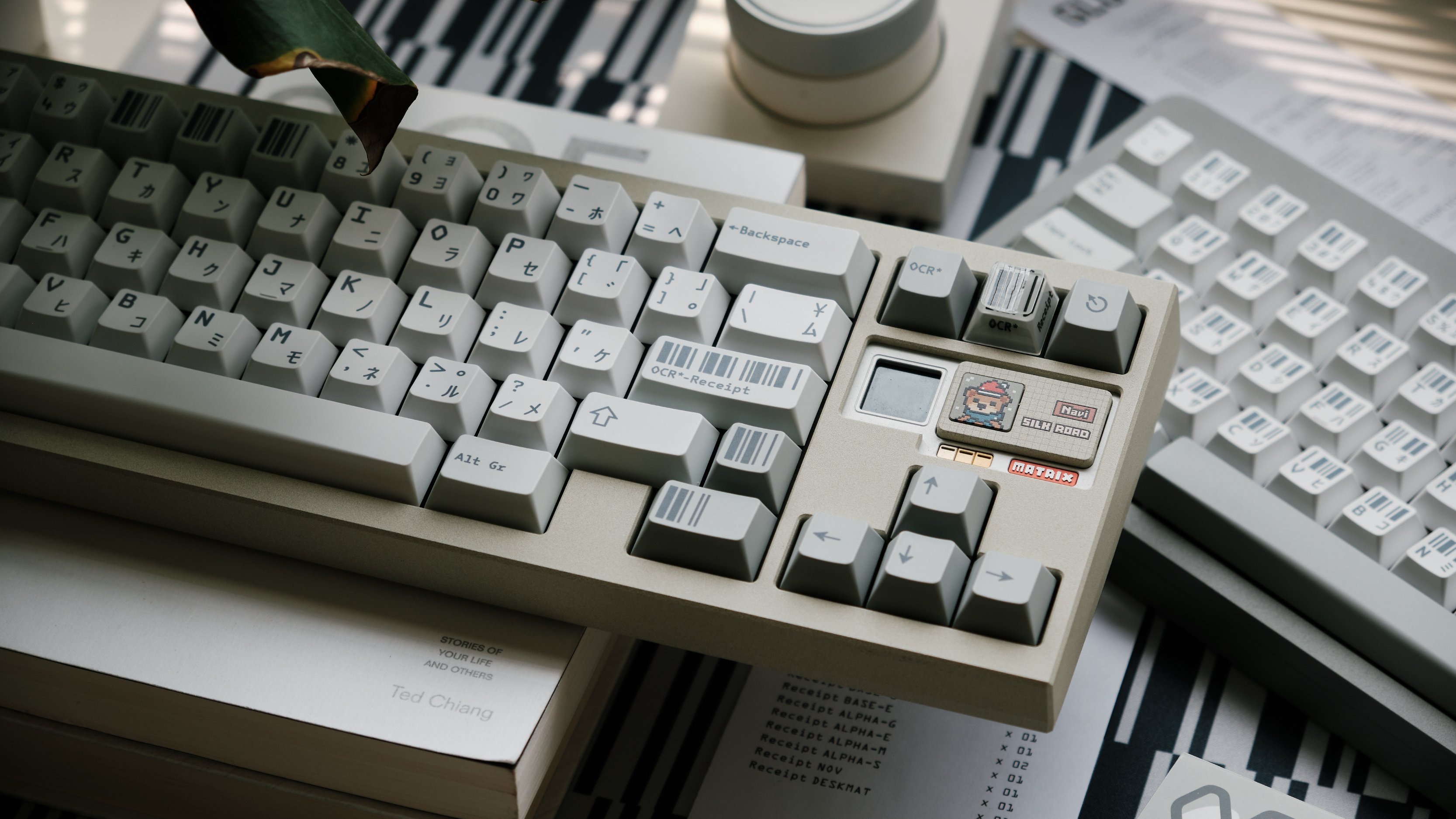 Glove Design OCR* Receipt キーキャップ OCRコードキーキャップ！領収書風キーキャップ 楽しみにしています