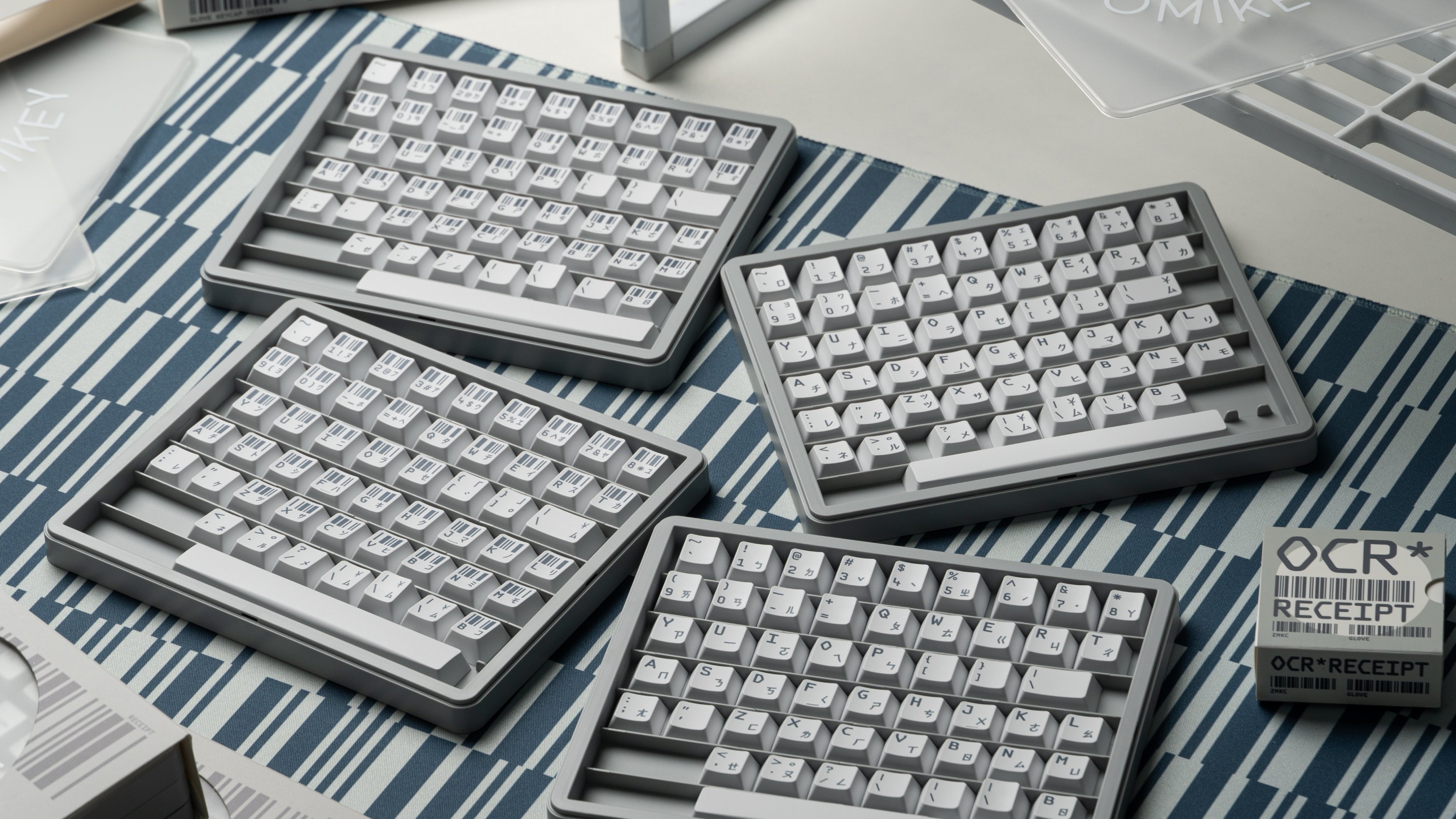 OCRコードキーキャップ！領収書風キーキャップ 楽しみにしています