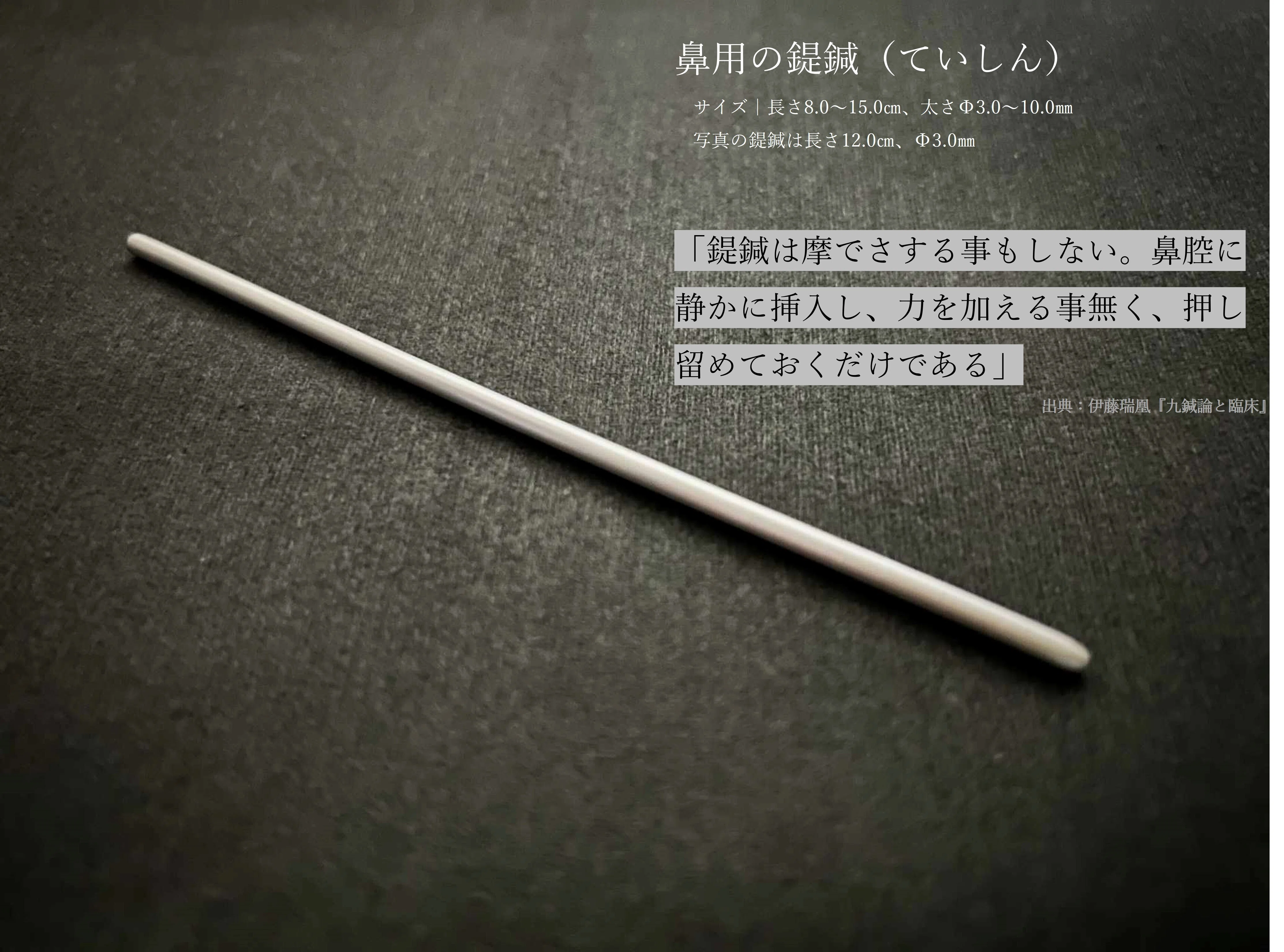 一齊堂の特殊鍼法｜鼻の鍼｜ISSEIDO代表東豪