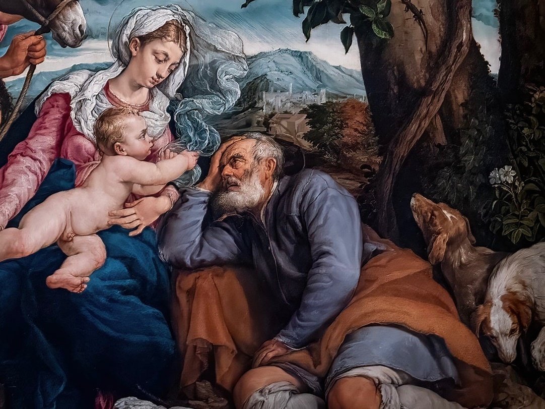 ルーブル美術館のコピー絵画