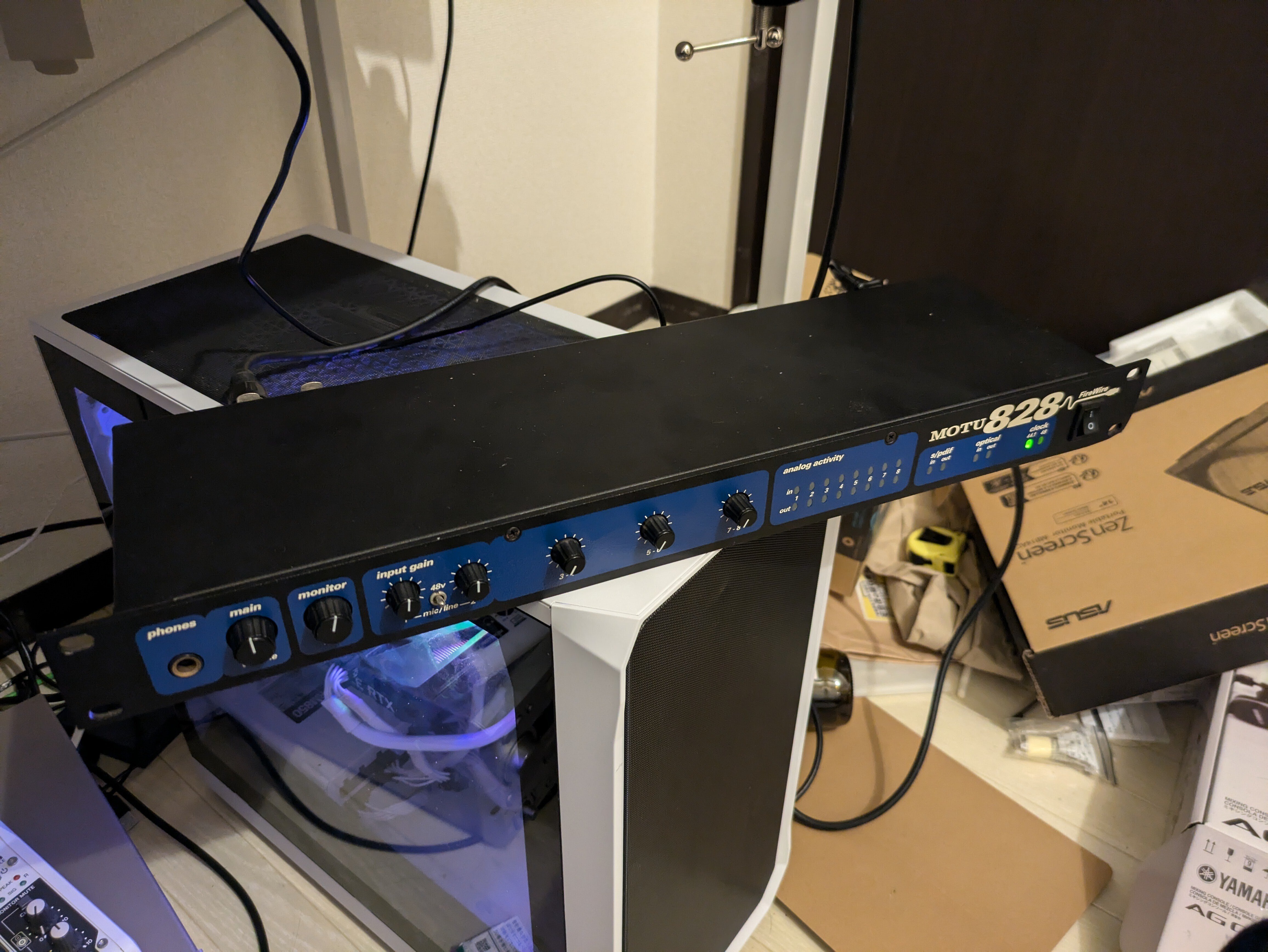 中古でmotu828初代を買ってwin11でブルスク祭り｜邪悪
