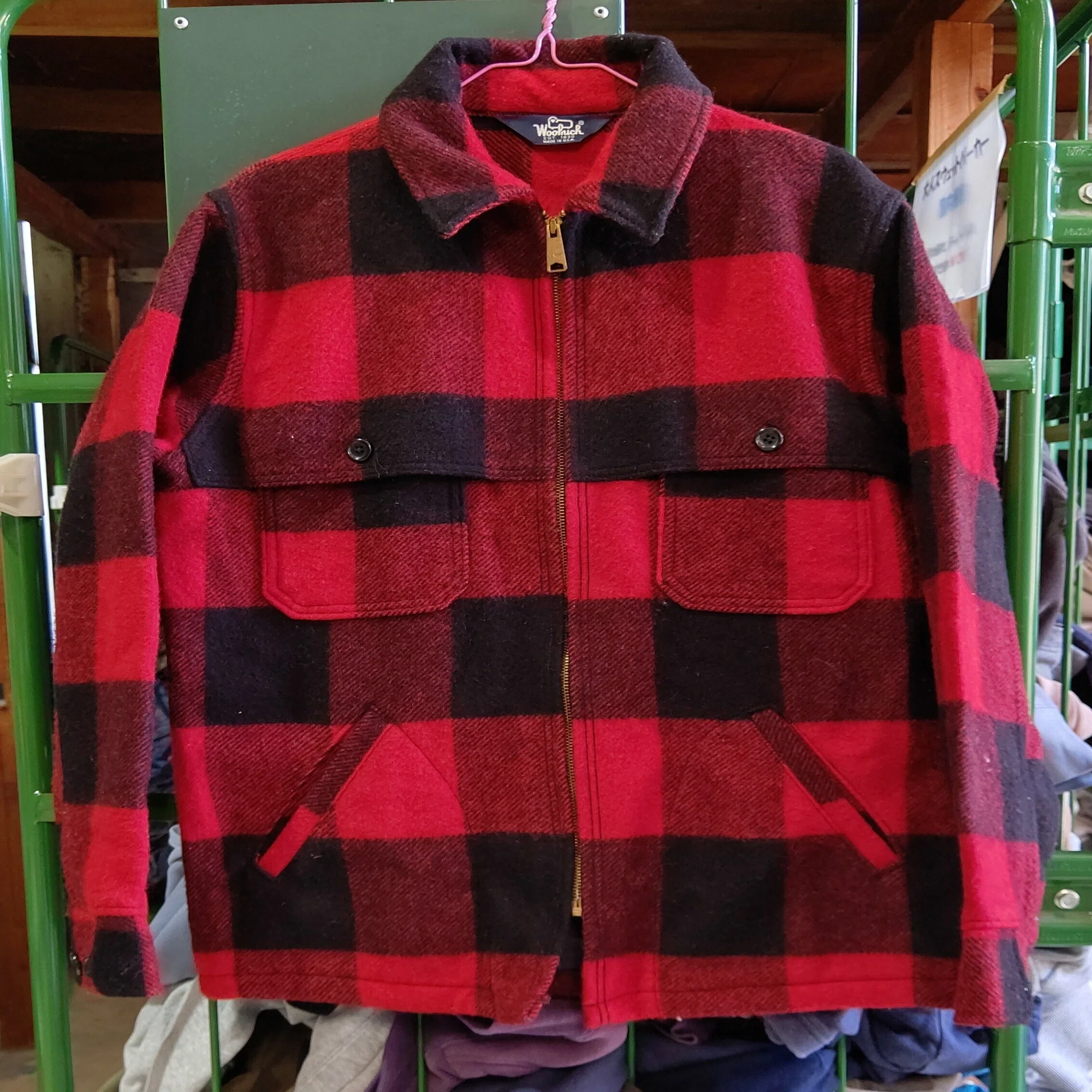 ?WOOLRICHのWマッキーノをレスキューした?バッファローチェック 