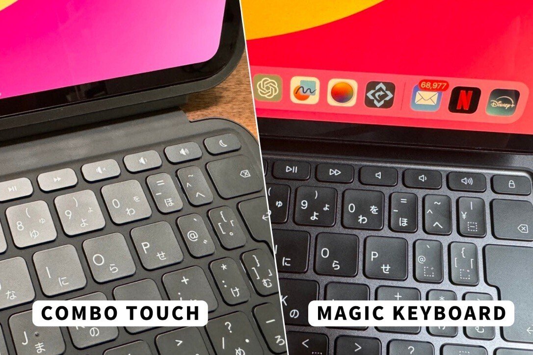 iPad Pro M4の最強キーボード対決：Magic Keyboard vs. Combo