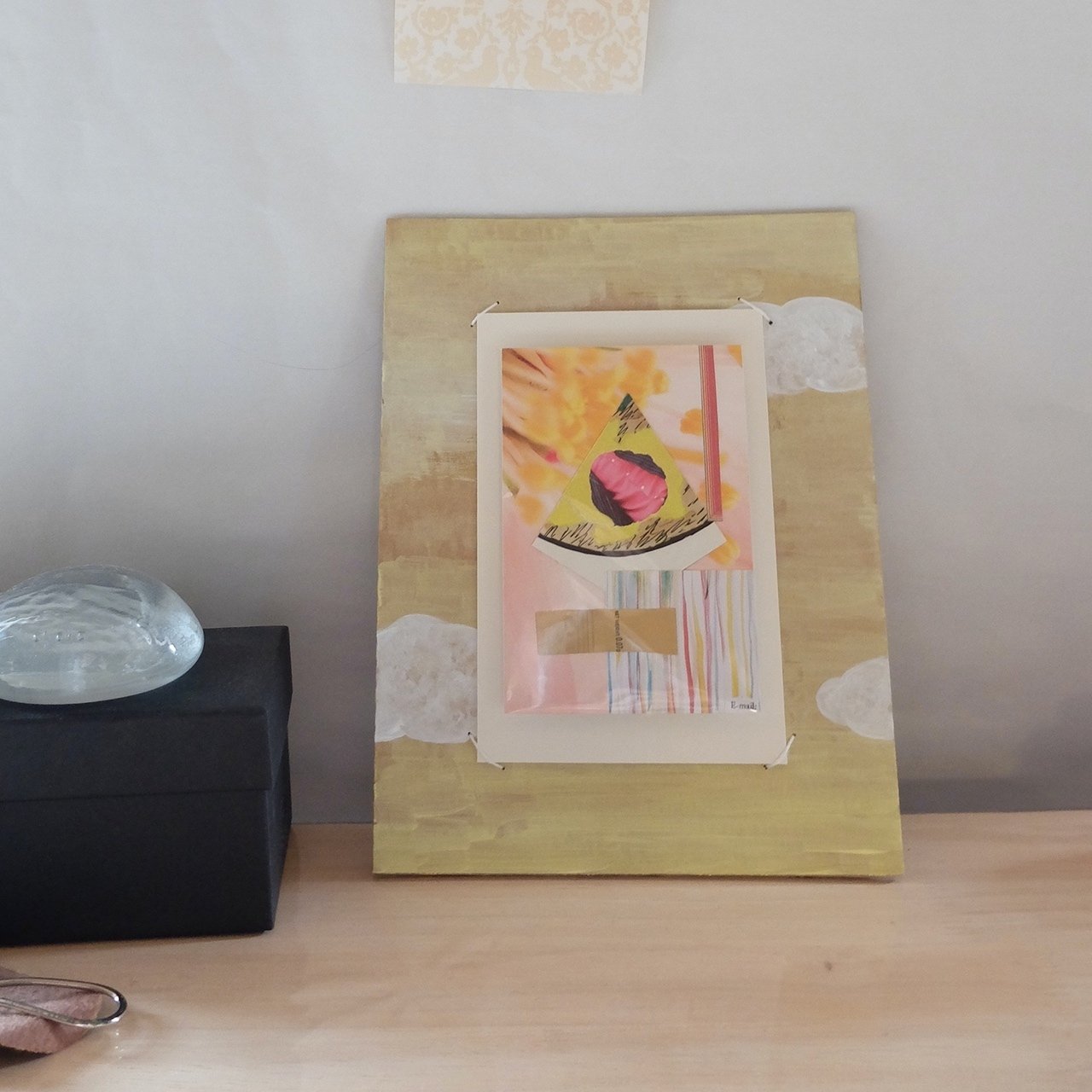 アート］プレゼント用コラージュ額｜タケシマ レイコ