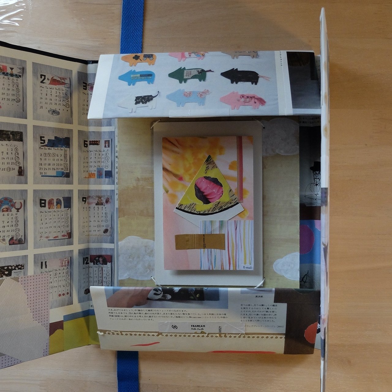 アート］プレゼント用コラージュ額｜タケシマ レイコ