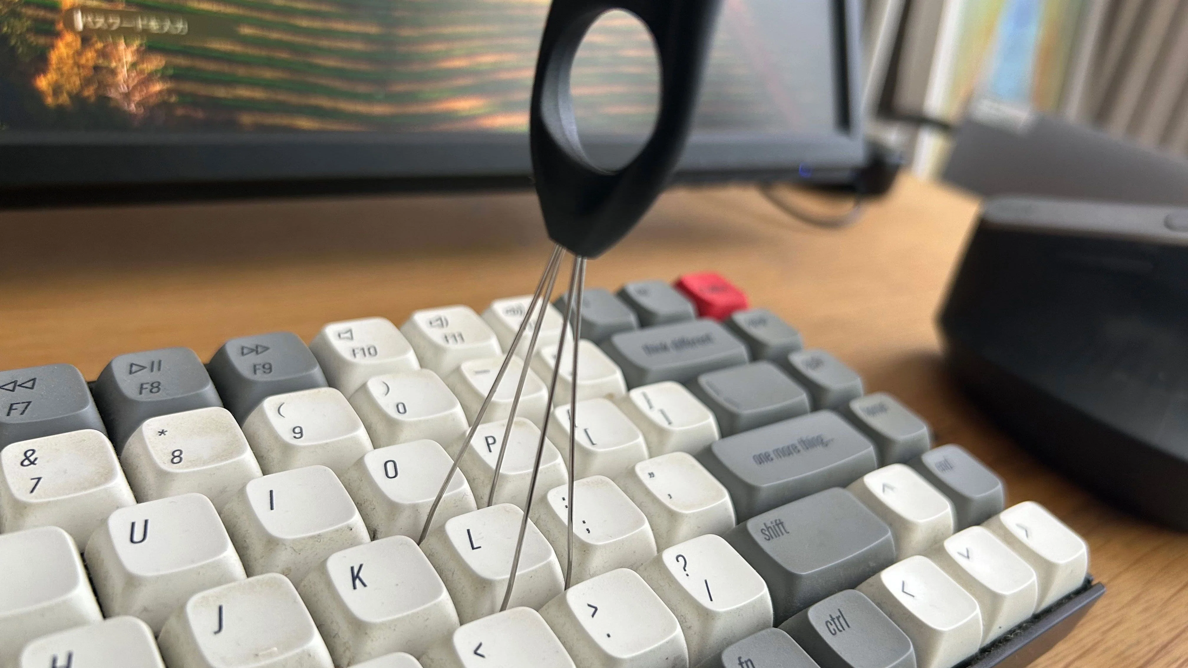 サボりがちな日々のお手入れをやってみた -メカニカルキーボード編