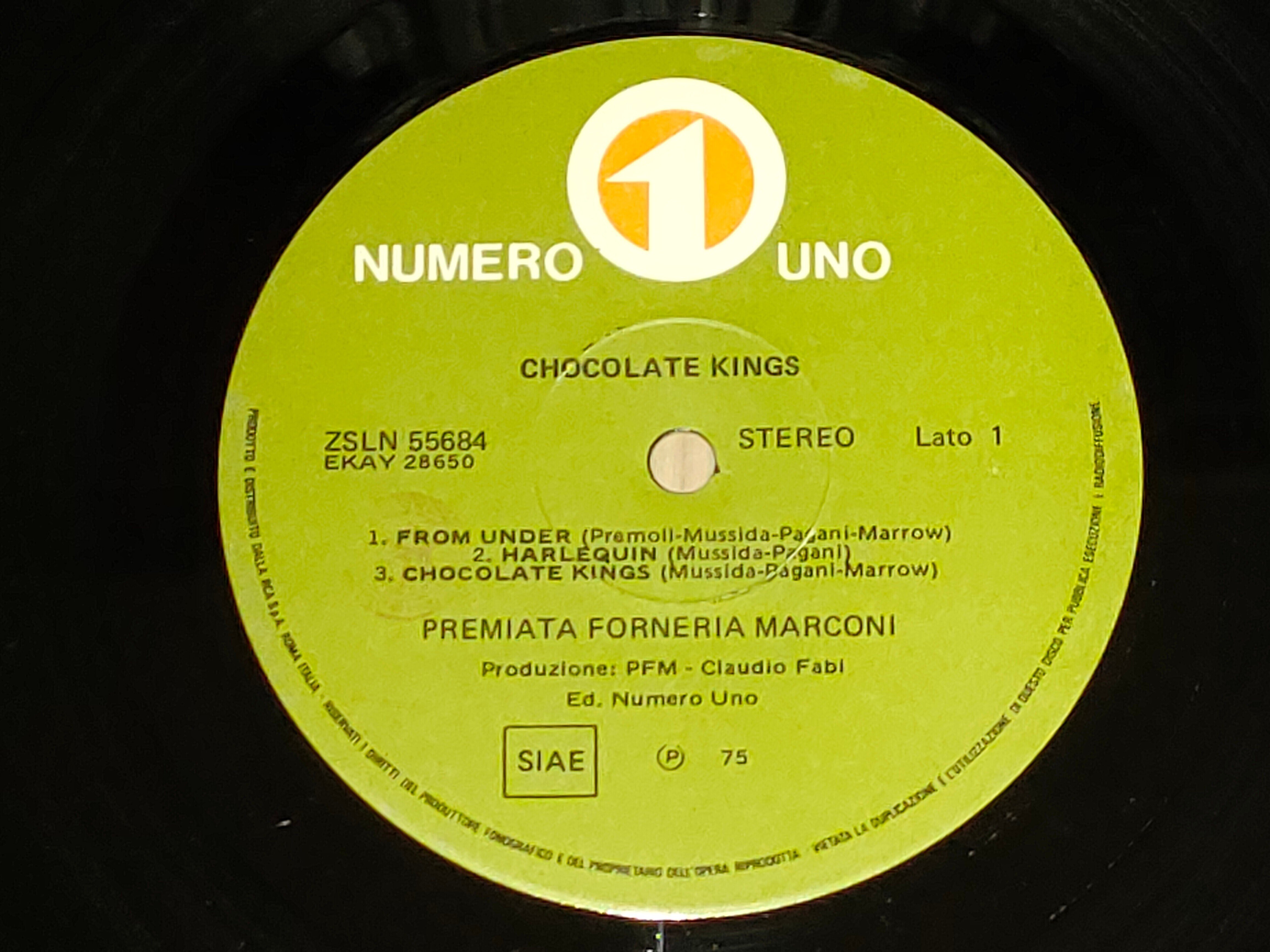 Chocolate Kings】(1975) PFM イタリアから臨んだ遥かなる亜米利加