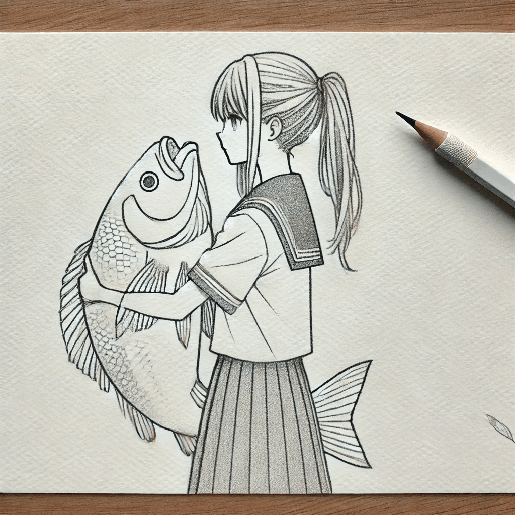 画像生成AIで「白い紙に鉛筆画」の実験をしましょう｜yoshino