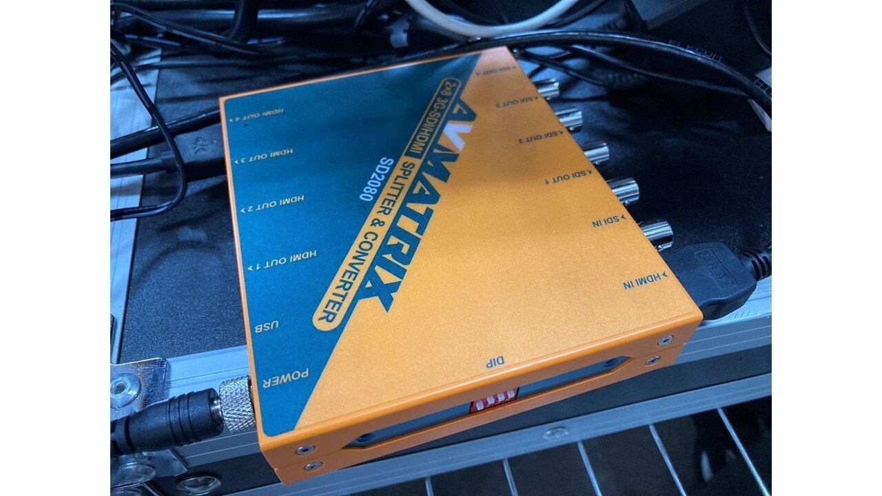 現場トラブル激減！映像スプリッター AV MATRIX SD2080｜ハラダ@ライブ