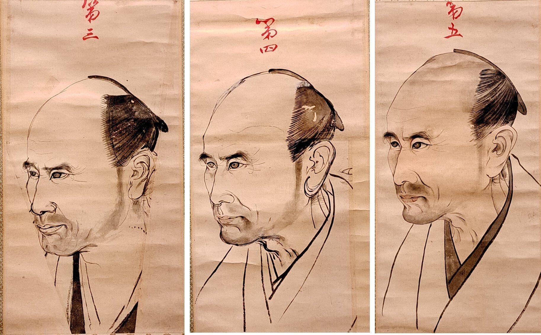 武士（サムライ）と絵画＞展（千葉市美術館）渡邉崋山の肖像画の