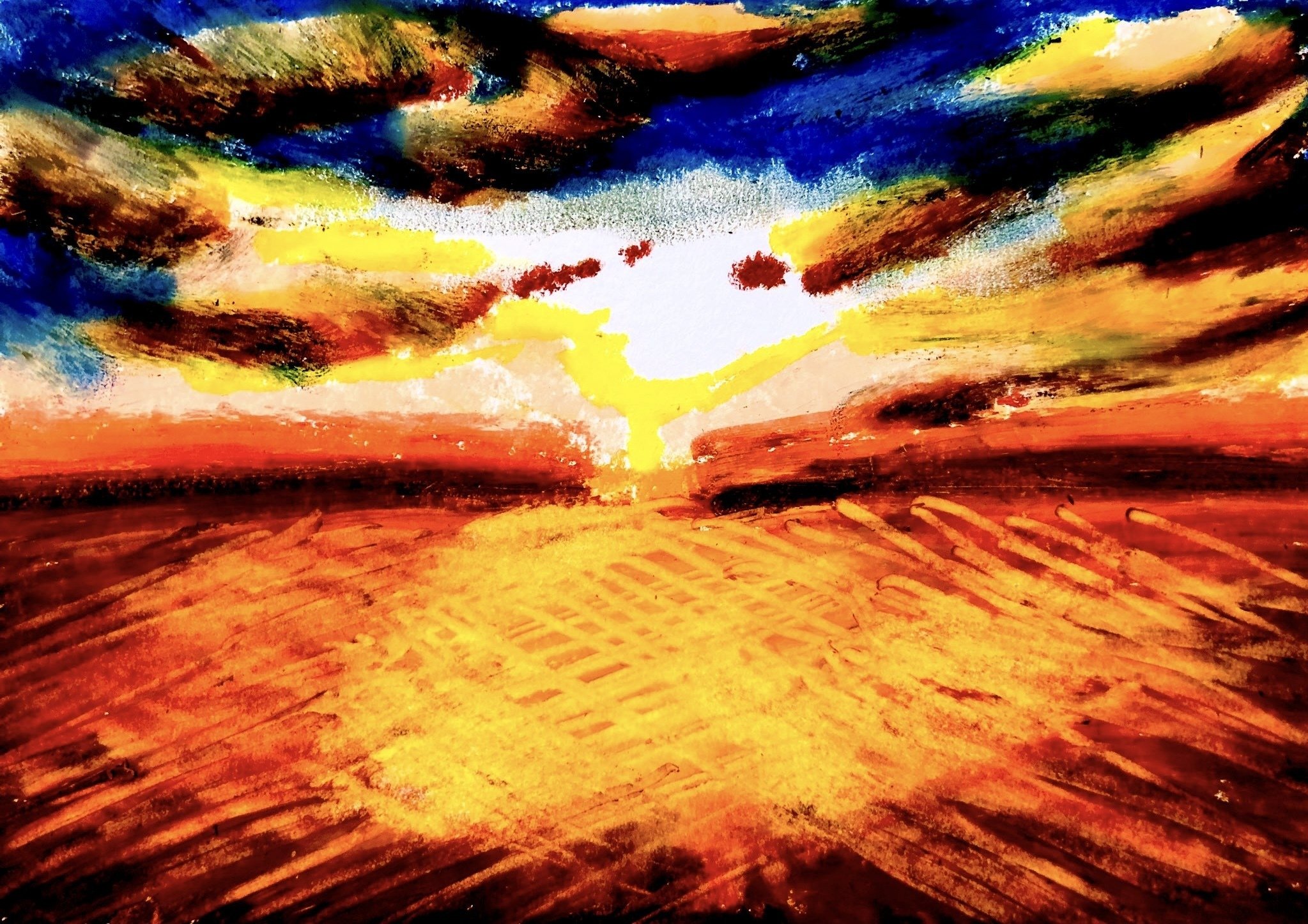 私の描いたパステル画まとめ1 - 絵｜空想だいあぱ案内人kuramaippei｜note