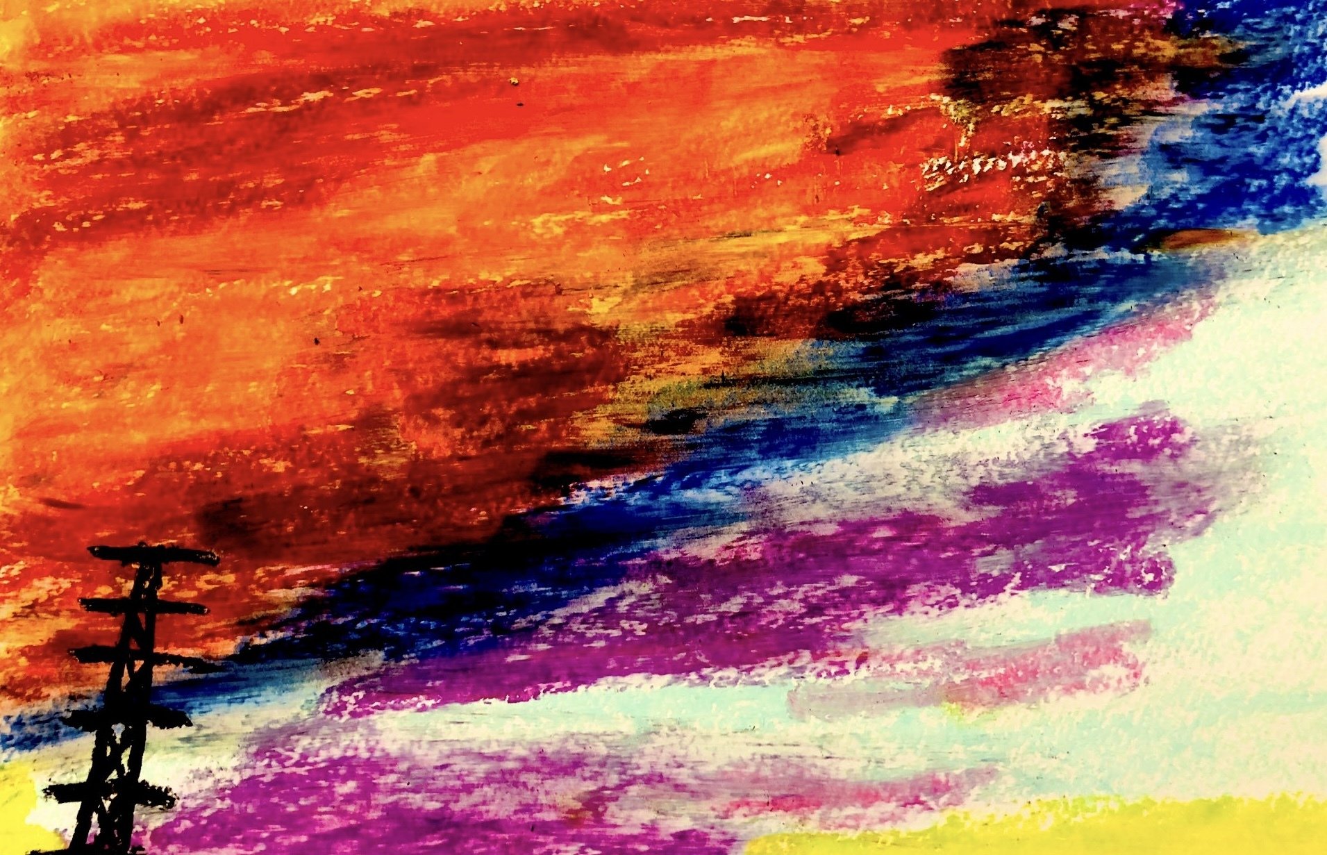 私の描いたパステル画まとめ1 - 絵｜空想だいあぱ案内人kuramaippei｜note