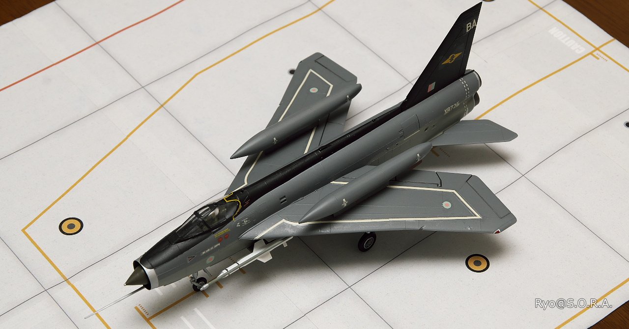 プラモデル製作記 ハセガワ 1/72 ライトニング F Mk.6｜Ryo@S.O.R.A.