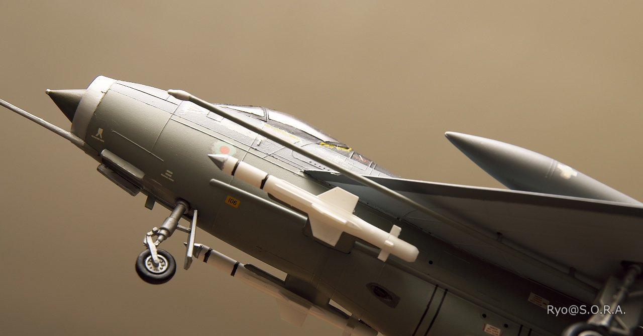 プラモデル製作記 ハセガワ 1/72 ライトニング F Mk.6｜Ryo@S.O.R.A.