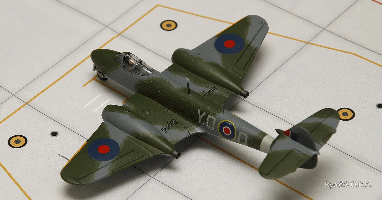 エアフィックス グロスター ミーティア プラモデル製作記 グンゼ・エア