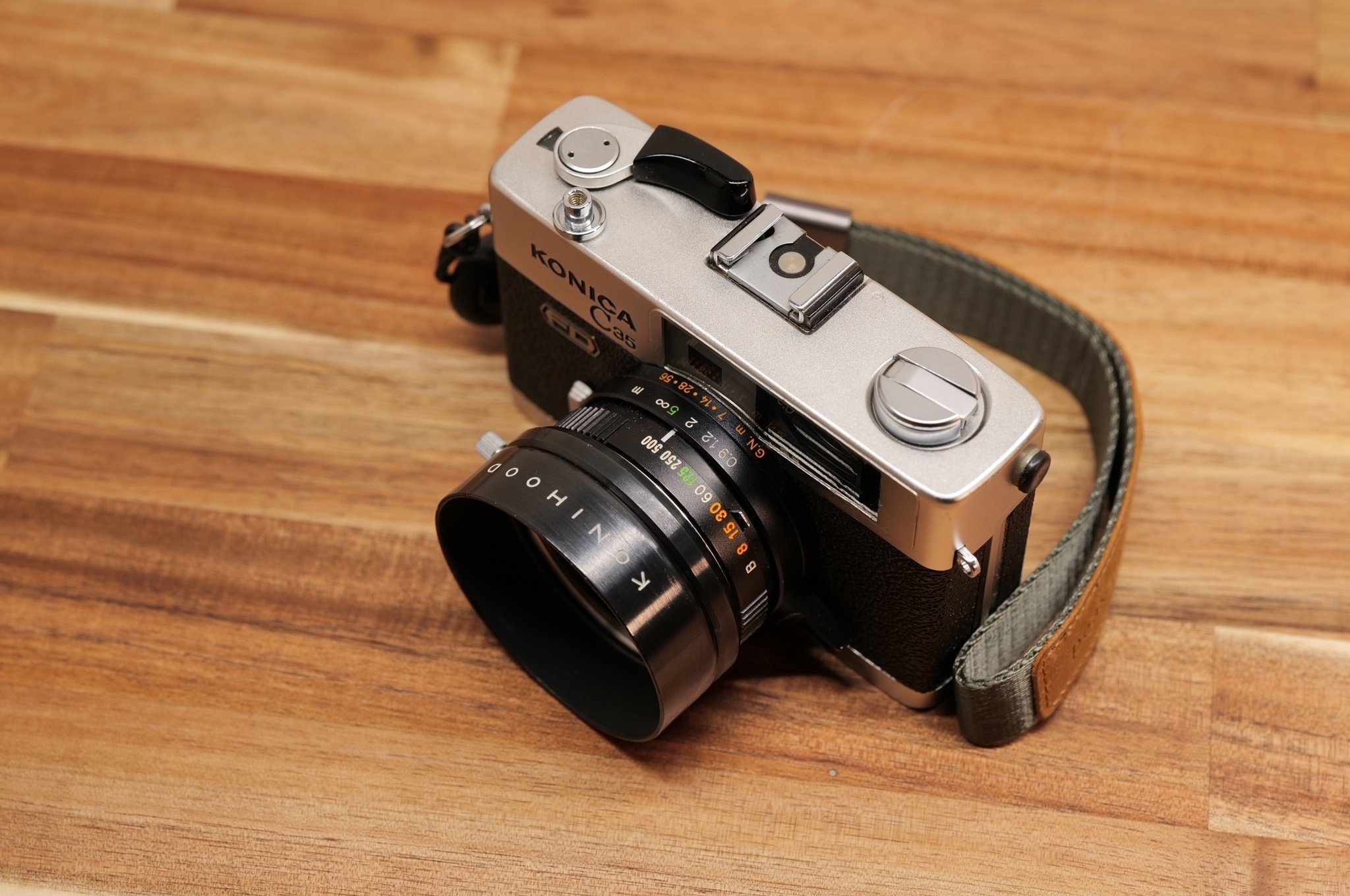 Konica コニカ III 1:2 f=48mm レンズフード付き Konica III L2 / Hexanon 48mm F2 コニカ (54191) | サンライズ