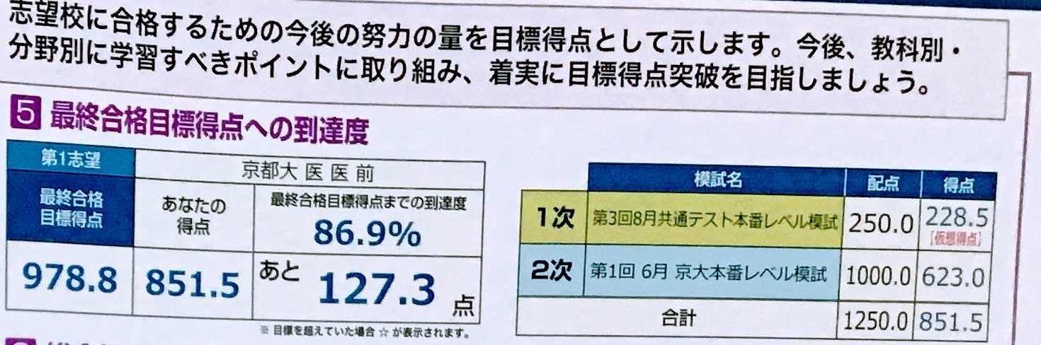 京大本番レベル模試 東進 2019年10月 東進 2018年度 最終 東京大学