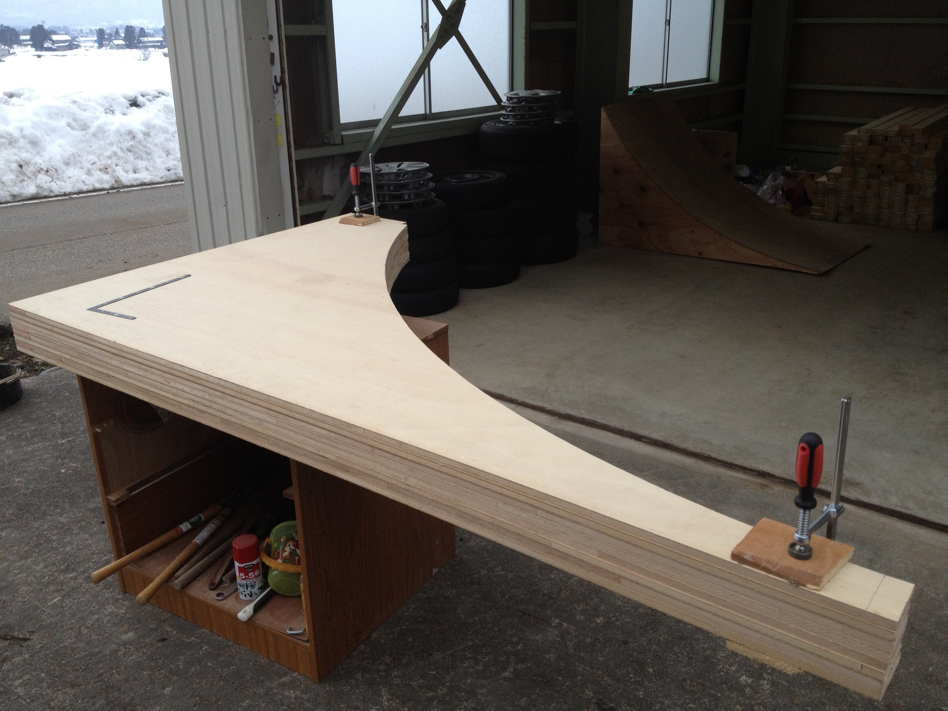 DIY」 スケートボード ミニランプを作った話｜ヤマタツ