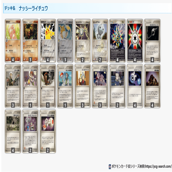 ADV-PCG】ナッシーライチュウ｜葱