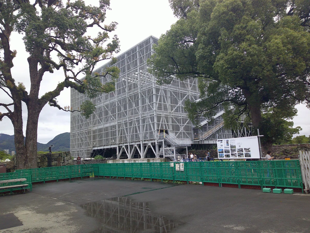 熊本城「宇土櫓素屋根特別公開」訪問記|三城俊一/歴史ライター