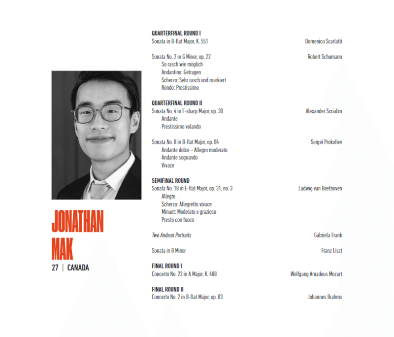 ジーナ・バッカウアー国際アーティストピアノコンクール2024 セミファイナル出場者・演奏順発表|きなこ