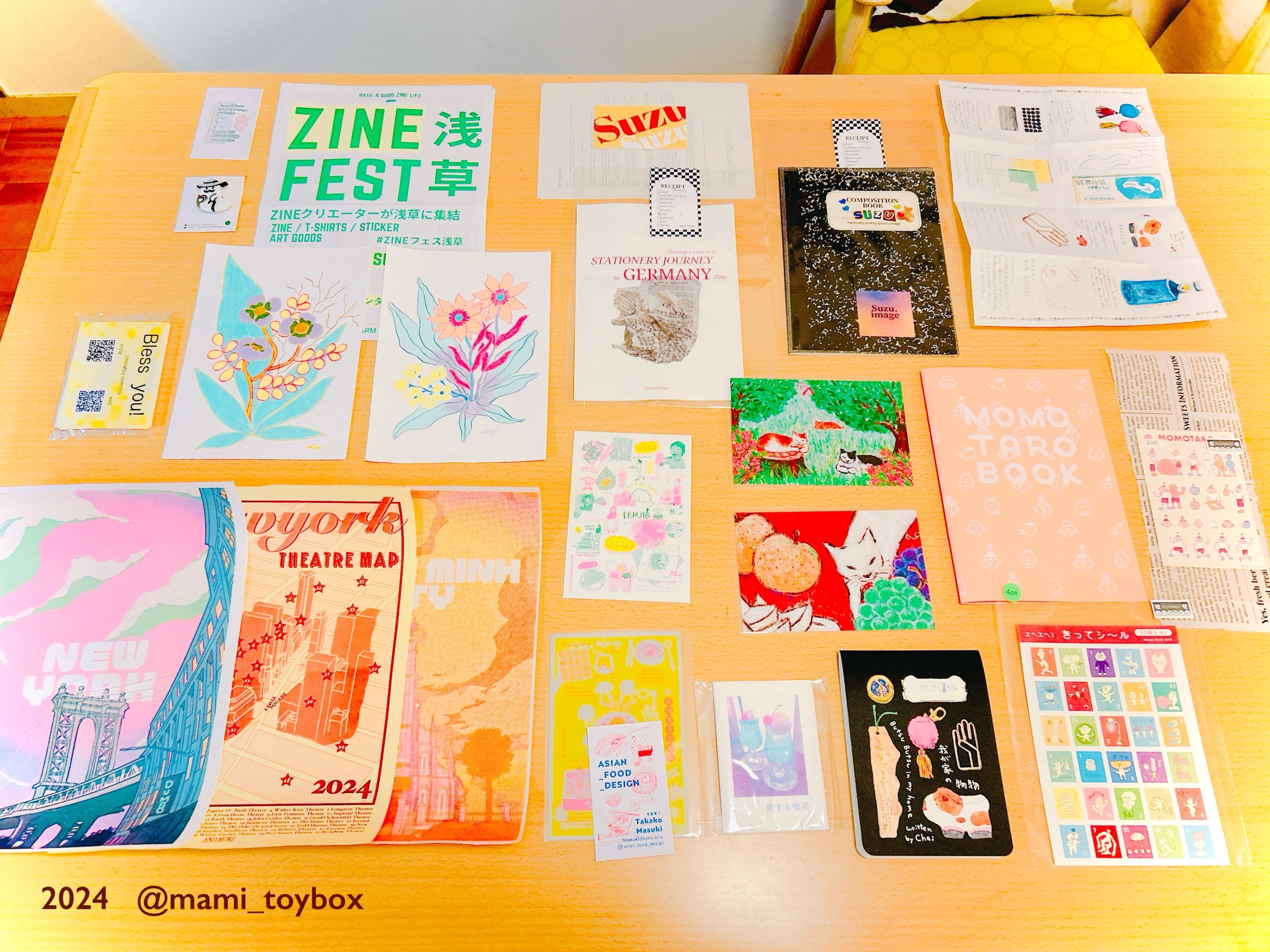 ZINEフェス浅草で買ったもの｜まみ