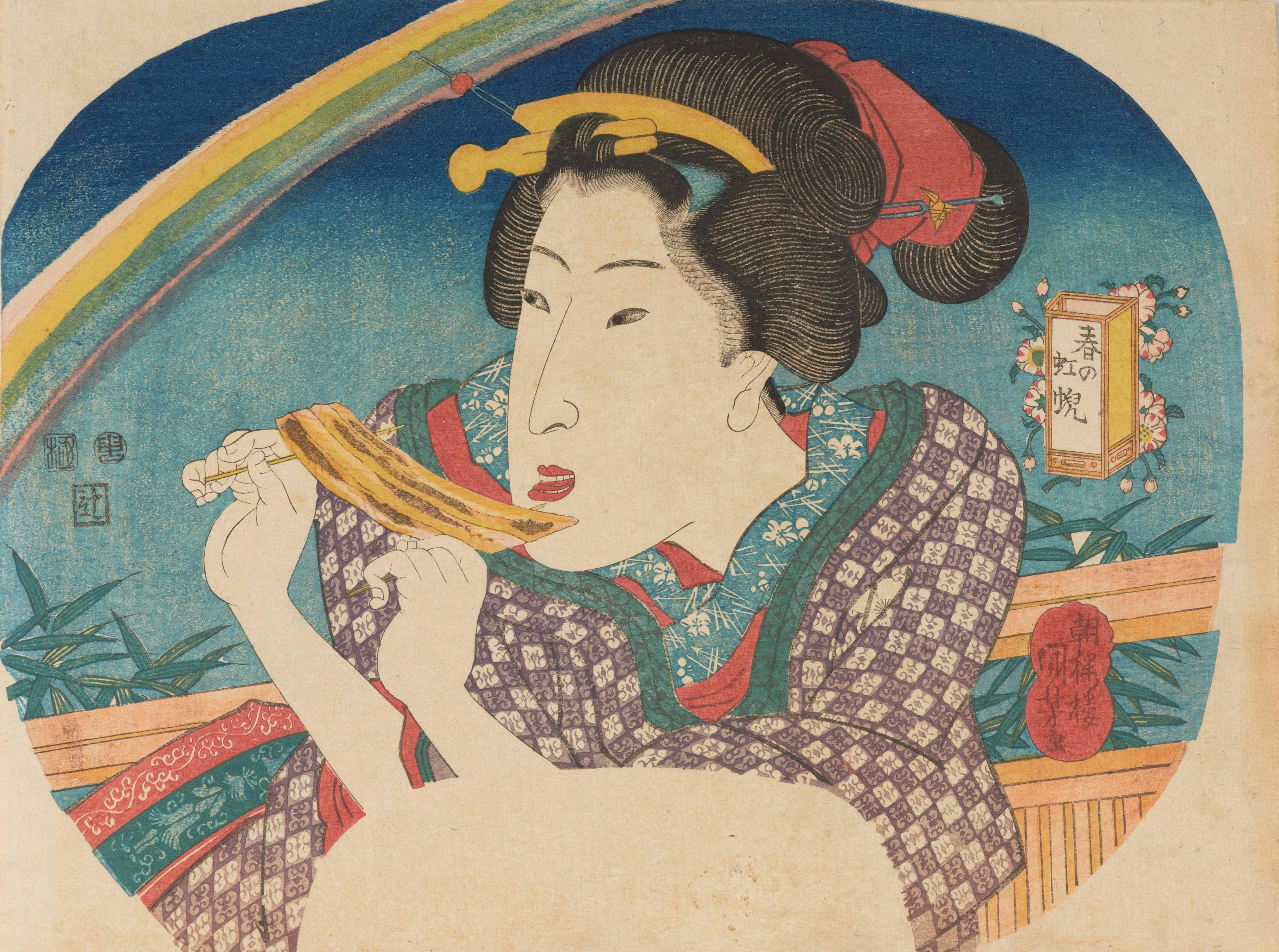 国芳の団扇絵・猫と歌舞伎とチャキチャキ娘｜学芸員さんに訊く、江戸の