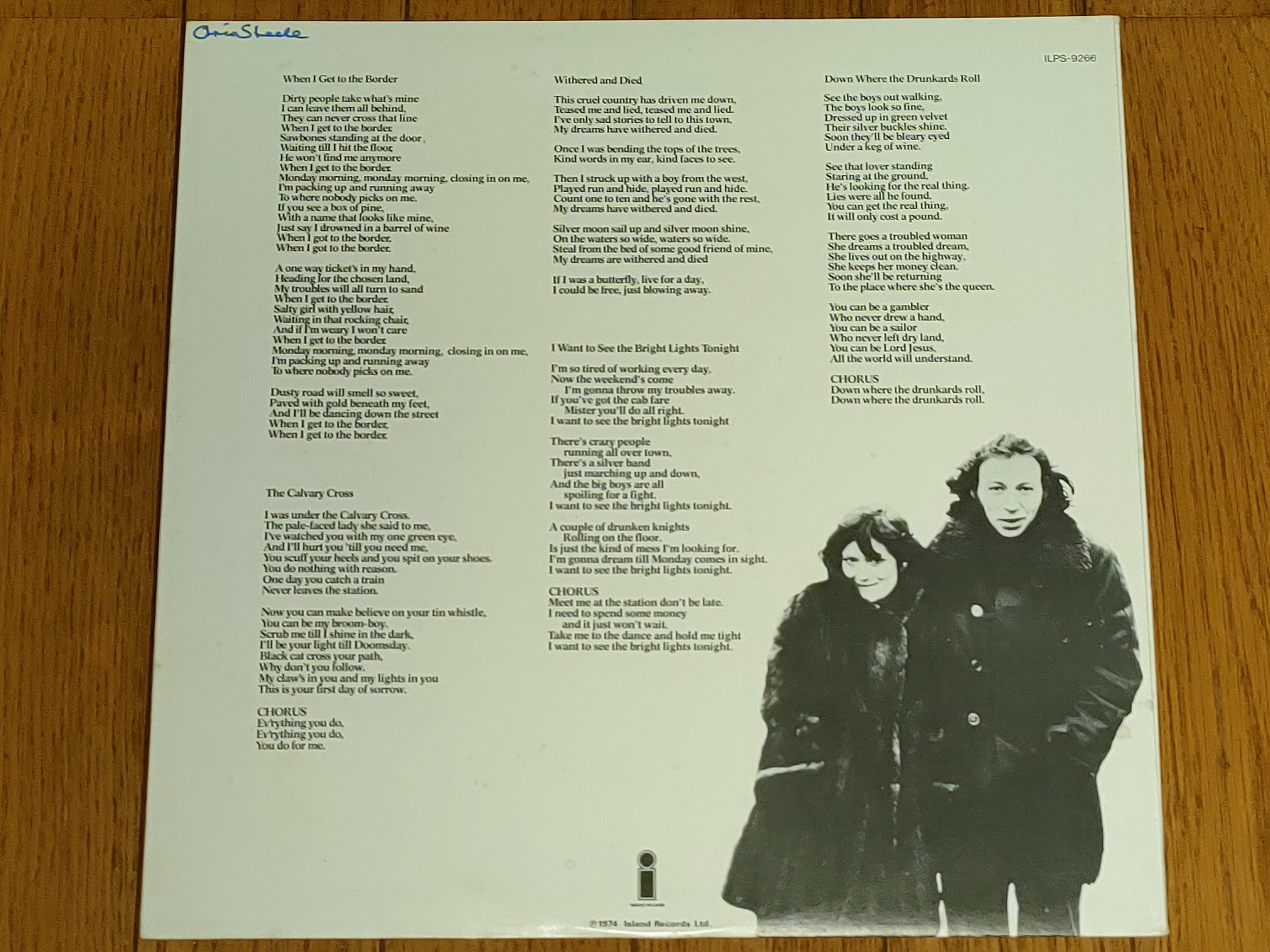 I Want to See the Bright Lights Tonight】(1974) Richard and Linda