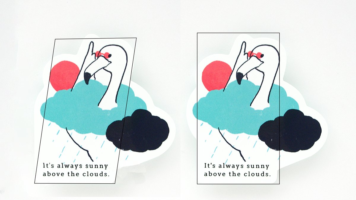 鬼っちイラスト色紙　雲の上はいつも晴れの 雲の上はいつも晴れ｜MIRIN