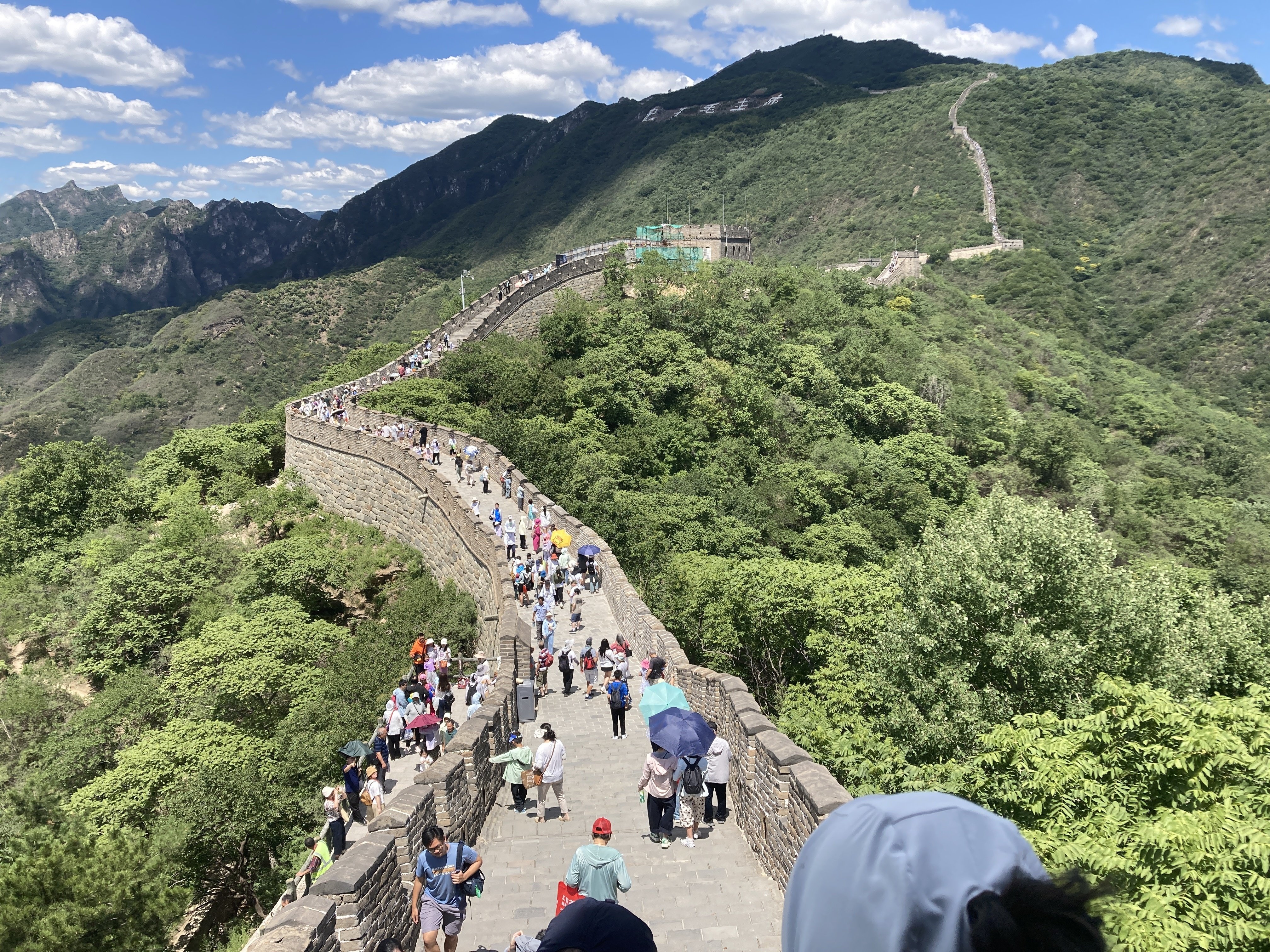 中国、万里の長城で考える。人生の