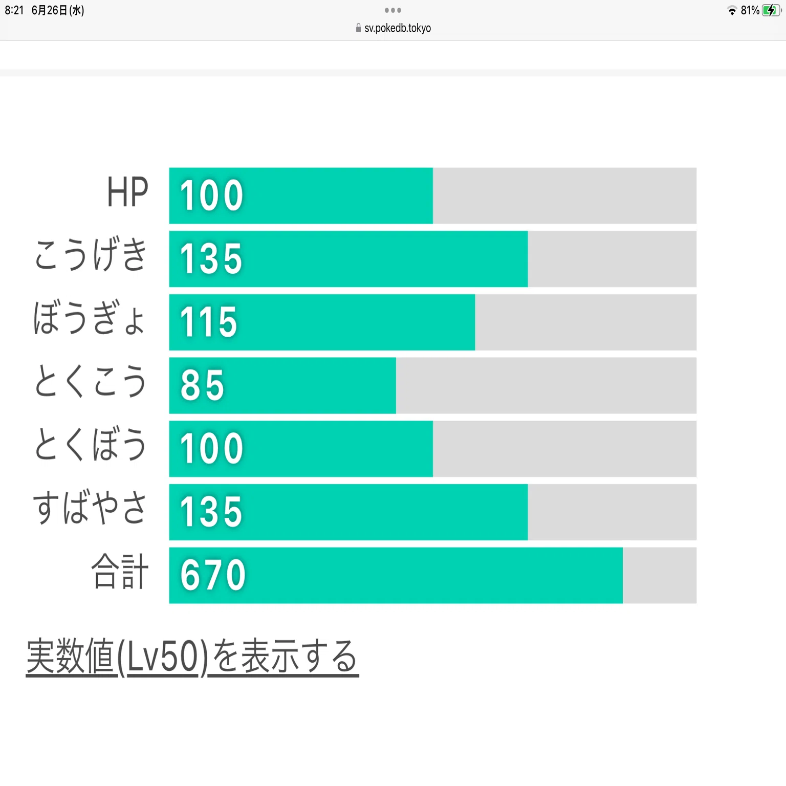 ポケモン 性格 補正