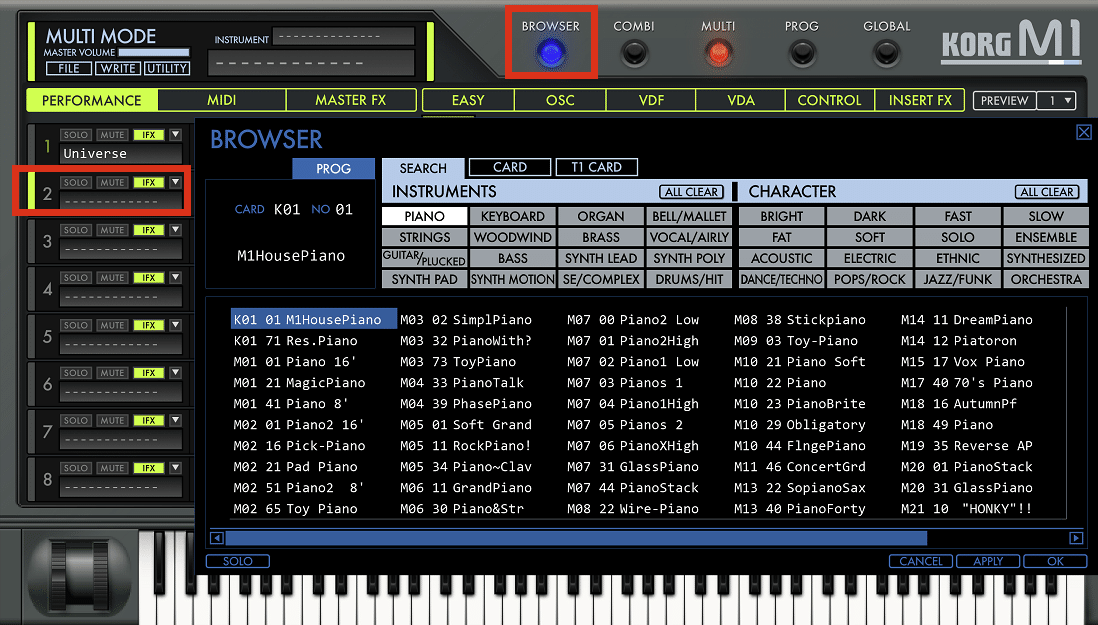 ReaperでKORG M1をマルチティンバー音源として使う｜戸塚こだま