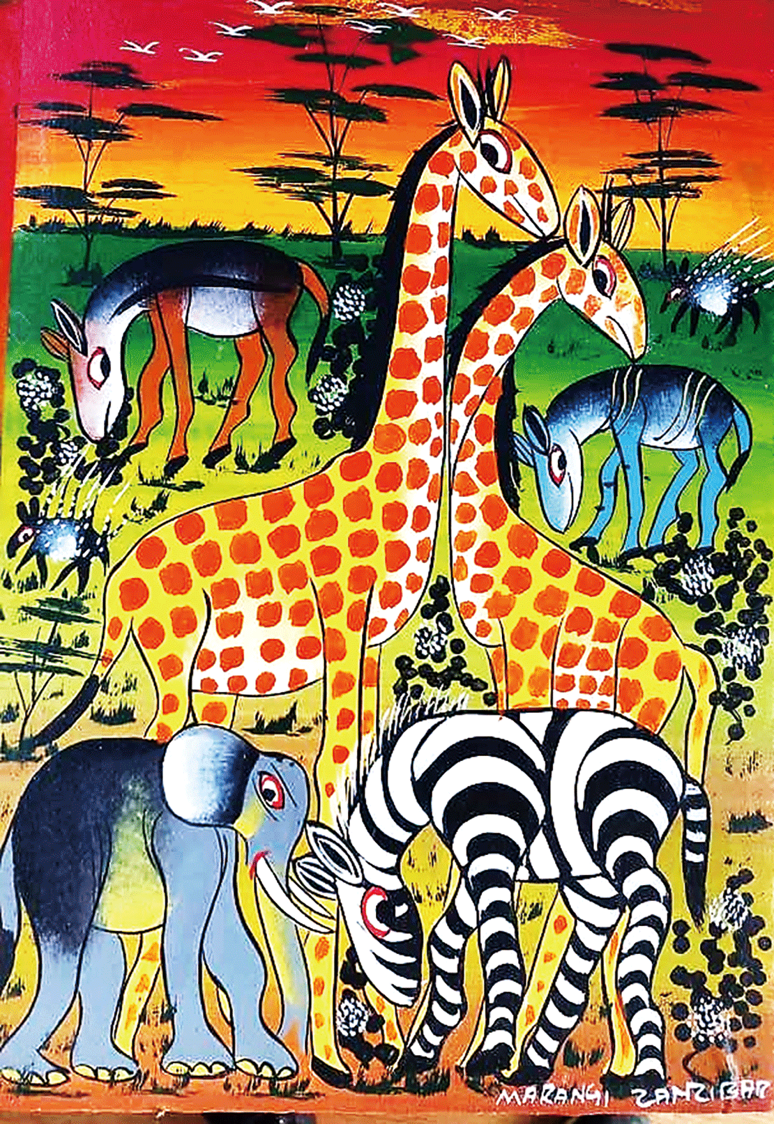 松原市イベント情報】タンザニア文化＆ティンガティンガ絵画教室