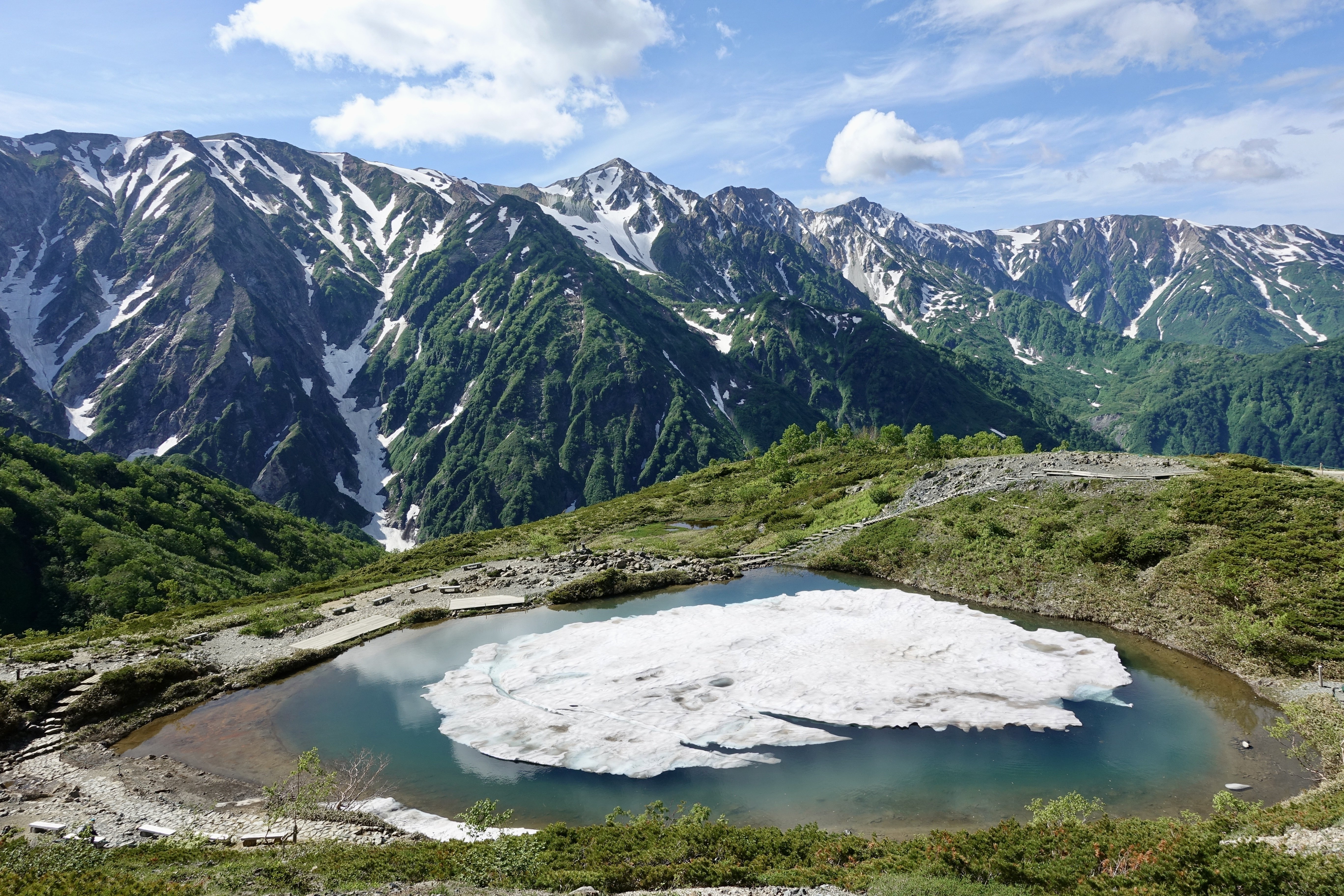絶景！雪が残る白馬八方池を目指して｜たまこ