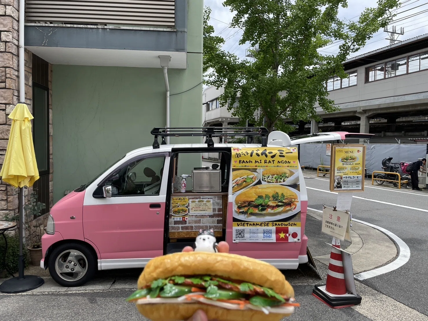 バインミー ベトナムサンドウィッチ 宣伝用タペストリー バインミー ベトナムサンドウィッチ 宣伝用タペストリー