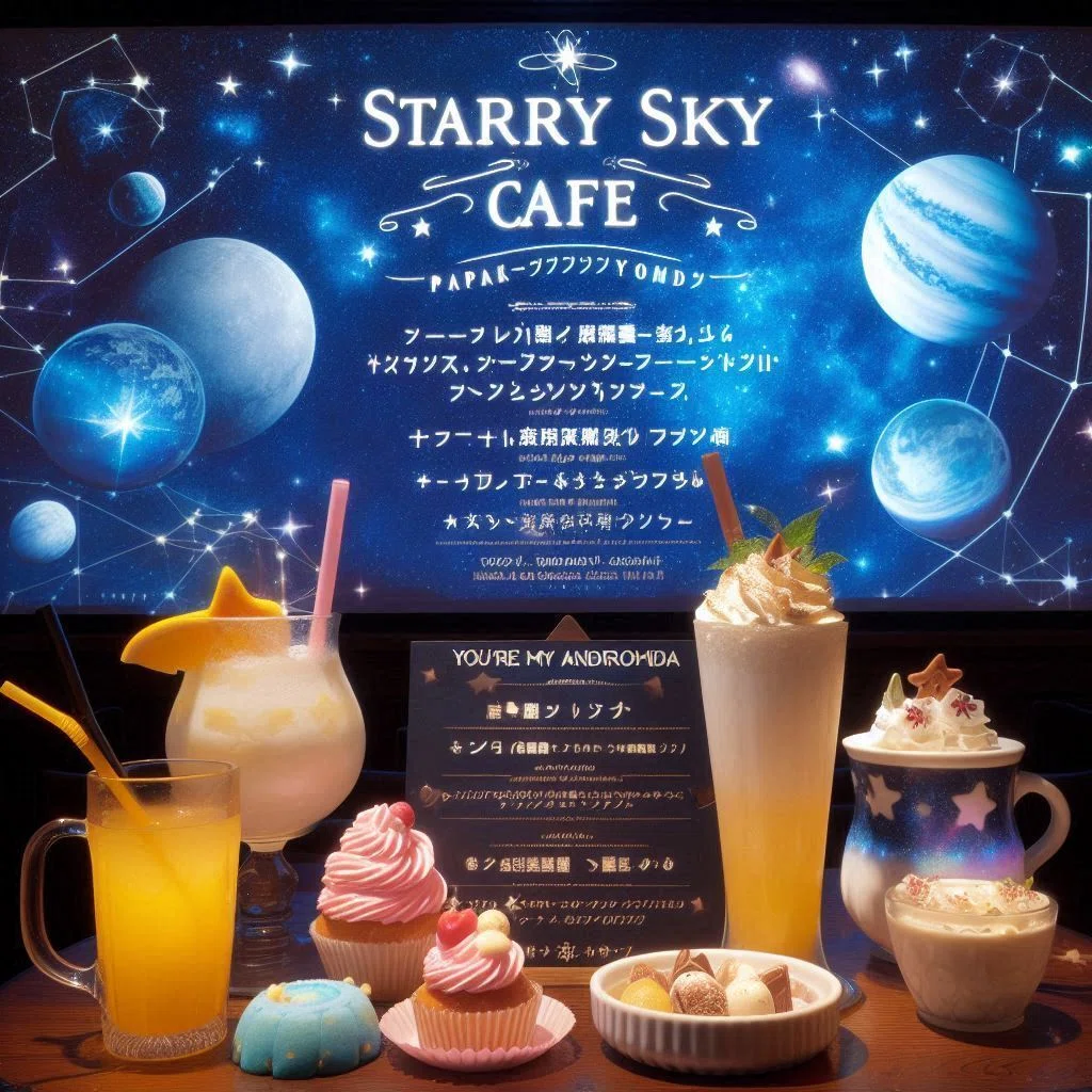 星空カフェのメニュー HOSHIZORA CAFE Menu