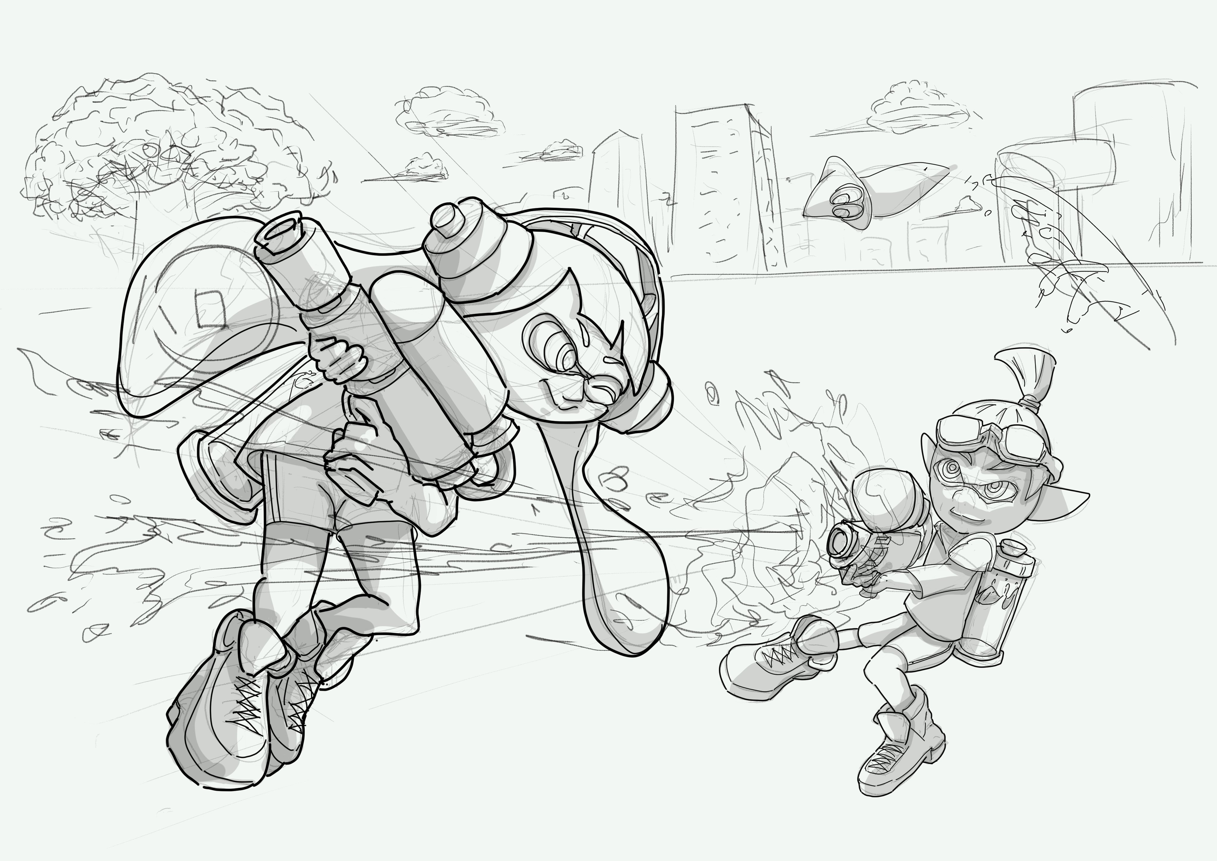 手描きイラストは楽しいぞ！の2Dアニメーターのアオトさんの描いた